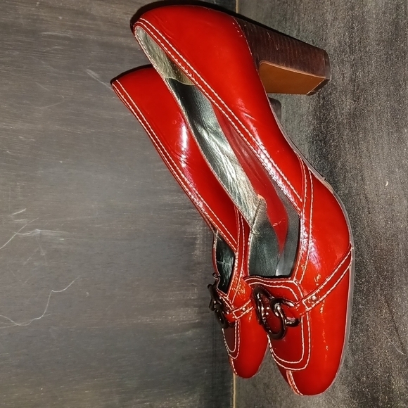 ARTTURO CHIANG MAROON HEEL PUMPS - Picture 3 of 13